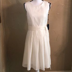 Brand new Tommy Hilfiger ivory sleeveless dress